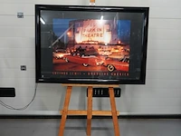 Fotografische print met de titel "66 park-in theatre" uit de serie roadside america van de amerikaanse fotograaf lucinda lewis met verlichting