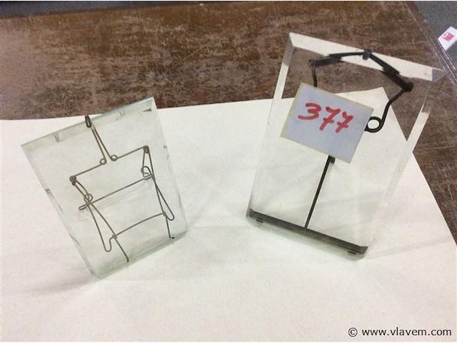 Fotokadertjes geslepen 2stuks h:17 - afbeelding 1 van  3