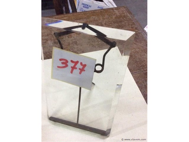 Fotokadertjes geslepen 2stuks h:17 - afbeelding 2 van  3