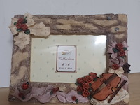 Fotolijst viool met bloemen nr j342 aantal 12 stuks. - afbeelding 2 van  5