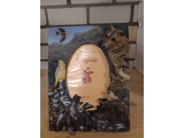 Fotolijst wolf diversen dieren ny40270a aantal 9 stuks. - afbeelding 2 van  3