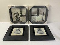 Fotolijsten en 3d frames voor schilderijen (4x) - afbeelding 1 van  5