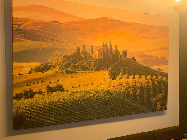 Fotoprint val d’orcia toscane 180x120 cm - afbeelding 2 van  3