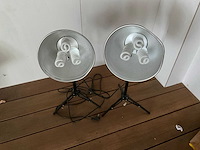 Fotostudiolampen (2x) - afbeelding 1 van  3