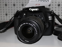 Fototoestel canon eo 1200d met efs 18-55 mm lens. let op: exclusief accu en lader.