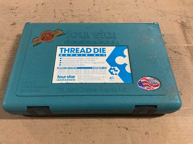 Four star thread die repair kit - afbeelding 1 van  4