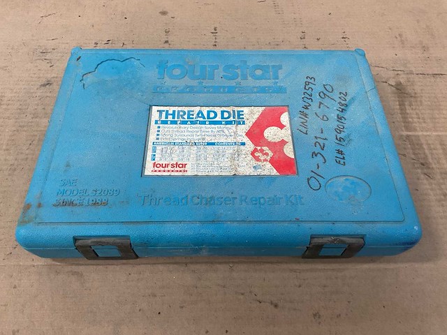 Four star thread die repair kit - afbeelding 3 van  4