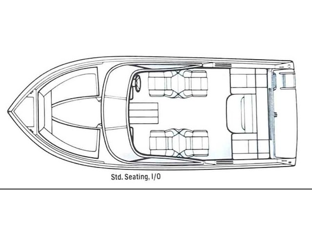 Four winns v8 - 10 persoons boot met romp zit - speedboot - afbeelding 9 van  9
