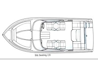 Four winns v8 - 10 persoons boot met romp zit - speedboot - afbeelding 9 van  9