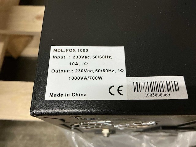 Fox 1000 / ups 1000va 700w noodstroom voeding - afbeelding 6 van  6