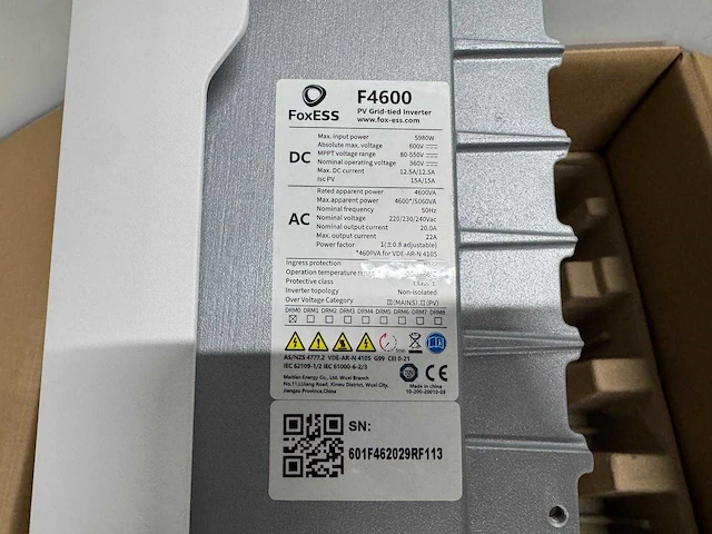 Foxess - f4600 - omvormer (4.6kw) - afbeelding 4 van  6