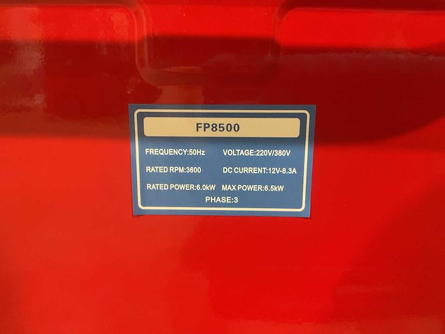 Fpower - fp8500 - stroomgenerator - afbeelding 7 van  11