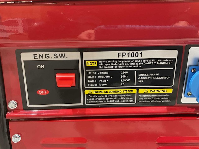 Fpower fp1001 3,5kw stroomgenerator - afbeelding 17 van  51