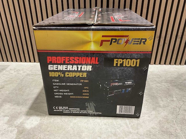Fpower fp1001 3,5kw stroomgenerator - afbeelding 7 van  38