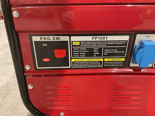 Fpower fp1001 3,5kw stroomgenerator - afbeelding 47 van  49