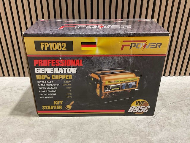 Fpower fp1002 met accu 3,5kw stroomgenerator - afbeelding 10 van  44