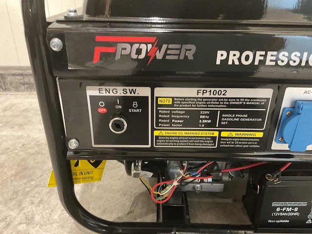 Fpower fp1002 met accu 3,5kw stroomgenerator - afbeelding 12 van  16