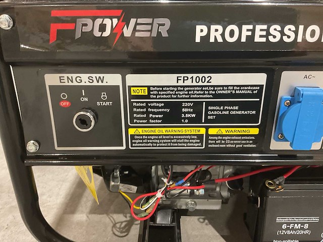 Fpower fp1002 met accu 3,5kw stroomgenerator - afbeelding 14 van  16