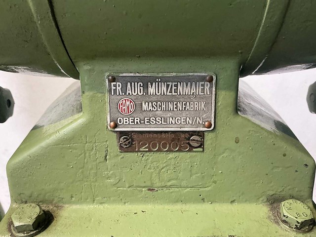 Fr. aug. münzenmaier - - g17ea - horizontale dubbele schijf slijpmachine - afbeelding 5 van  7