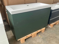 Fr bathroom grand fir green badmeubel 120cm - afbeelding 3 van  4