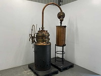 Fr. d'hondt - decoratieve antieke distilleerketel - afbeelding 5 van  12