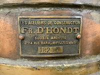 Fr. d'hondt - decoratieve antieke distilleerketel - afbeelding 9 van  12