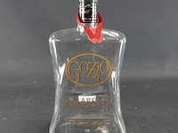 Fraai gevormde gozio amaretto fles - afbeelding 1 van  5