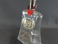 Fraai gevormde gozio amaretto fles - afbeelding 2 van  5