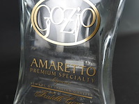 Fraai gevormde gozio amaretto fles - afbeelding 3 van  5