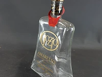 Fraai gevormde gozio amaretto fles - afbeelding 2 van  5