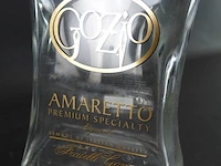 Fraai gevormde gozio amaretto fles - afbeelding 3 van  5