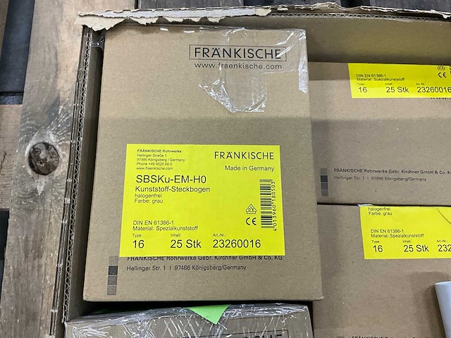 Fraenkische diverse pvc bochten en koppelstukken (500x) - afbeelding 2 van  8