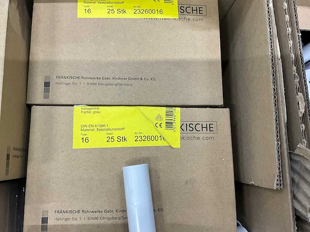 Fraenkische diverse pvc bochten en koppelstukken (500x) - afbeelding 3 van  8