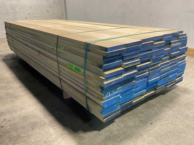 Fraké plank - 275x15,5x2,3 cm (40x) - afbeelding 5 van  7