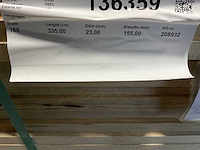 Fraké plank - 335x15,5x2,3 cm (40x) - afbeelding 8 van  8