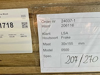 Fraké plank 270x15,5x3 cm (50x) - afbeelding 6 van  7