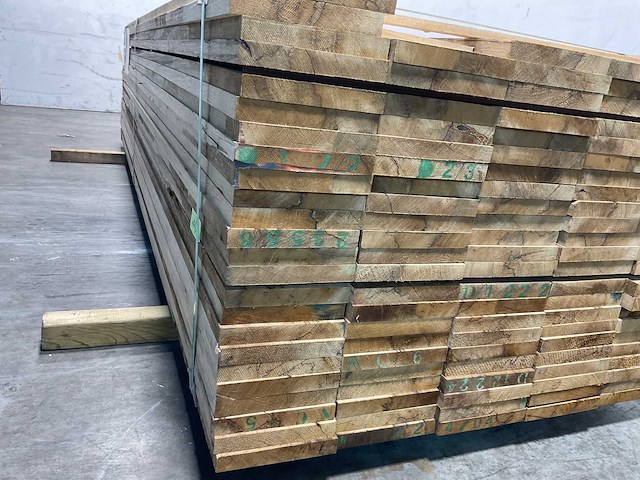 Fraké plank 330x20,5x3 cm (12x) - afbeelding 7 van  7