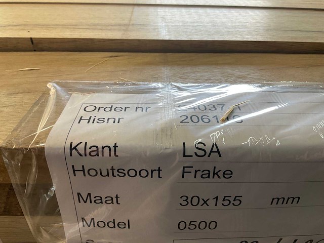 Fraké plank 450x15,5x3 cm (35x) - afbeelding 5 van  6