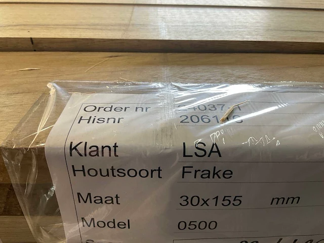 Fraké plank 450x15,5x3 cm (35x) - afbeelding 5 van  6