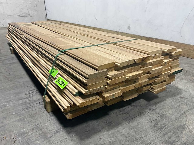 Fraké plank mes- en groef 210x9,7x2 cm (72x) - afbeelding 4 van  6