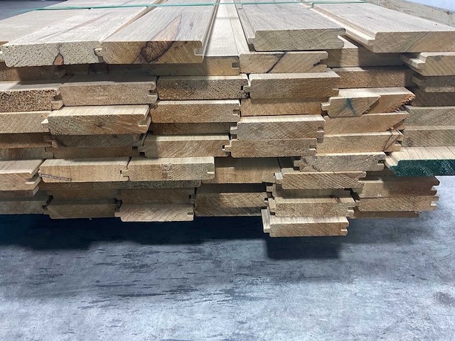 Fraké plank mes- en groef 210x9,7x2 cm (72x) - afbeelding 5 van  6