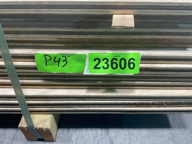 Fraké plank mes- en groef 225x9,8x2,2 cm (128x) - afbeelding 7 van  7