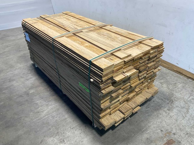 Fraké plank mes- en groef verbinding 215x14,2x2 cm (50x) - afbeelding 1 van  9