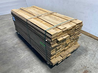 Fraké plank mes- en groef verbinding 215x14,2x2 cm (50x) - afbeelding 1 van  9