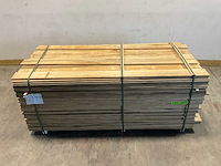 Fraké plank mes- en groef verbinding 215x14,2x2 cm (50x) - afbeelding 2 van  9