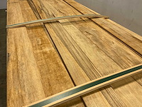 Fraké plank mes- en groef verbinding 215x14,2x2 cm (50x) - afbeelding 3 van  9