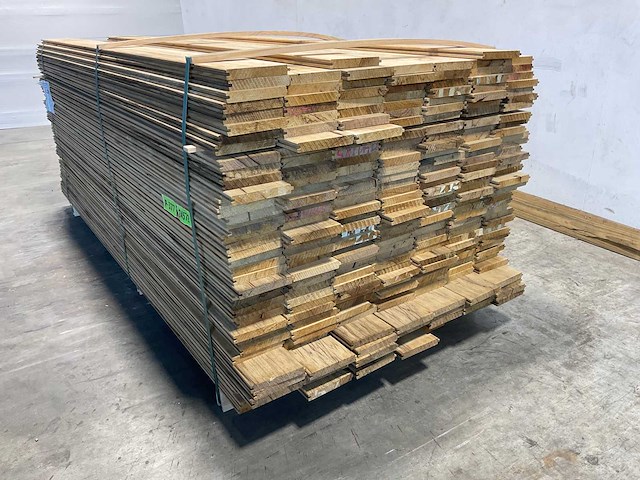 Fraké plank mes- en groef verbinding 215x14,2x2 cm (50x) - afbeelding 6 van  9