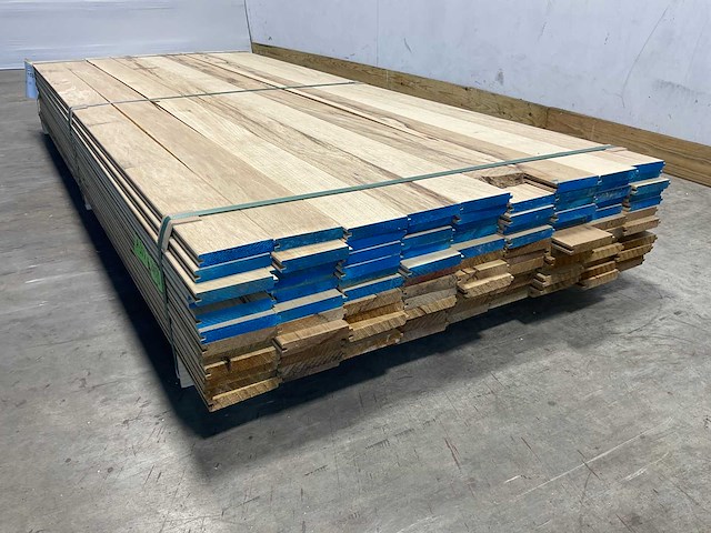 Fraké plank mes- en groef verbinding 245x11,7x2 cm (104x) - afbeelding 6 van  9
