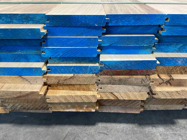 Fraké plank mes- en groef verbinding 245x11,7x2 cm (104x) - afbeelding 7 van  8