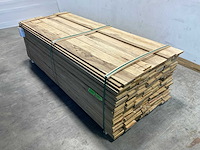 Fraké plank mes- en groef verbinding 245x14,2x2 cm (50x) - afbeelding 1 van  8